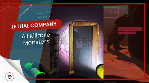 lethal company can you kill monsters|lethal company killable monsters.